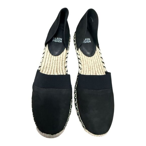 Eileen Fisher Lady Tumbled Nubuck Espadrille size 9 - Picture 8 of 14